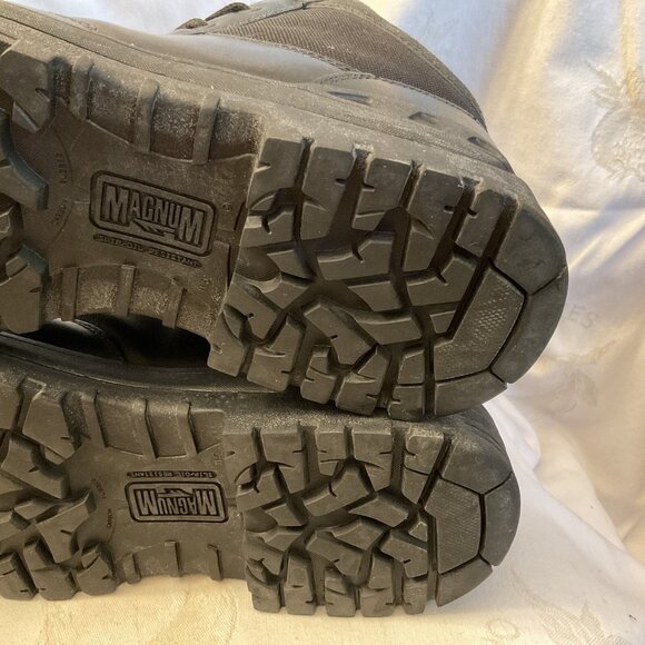 MAGNUM 3D2 STEALTH LEATHER BLACK CAMBRELLE COMFORT LINING MILITARY BOOTS 11.5 Sz - Picture 9 of 15